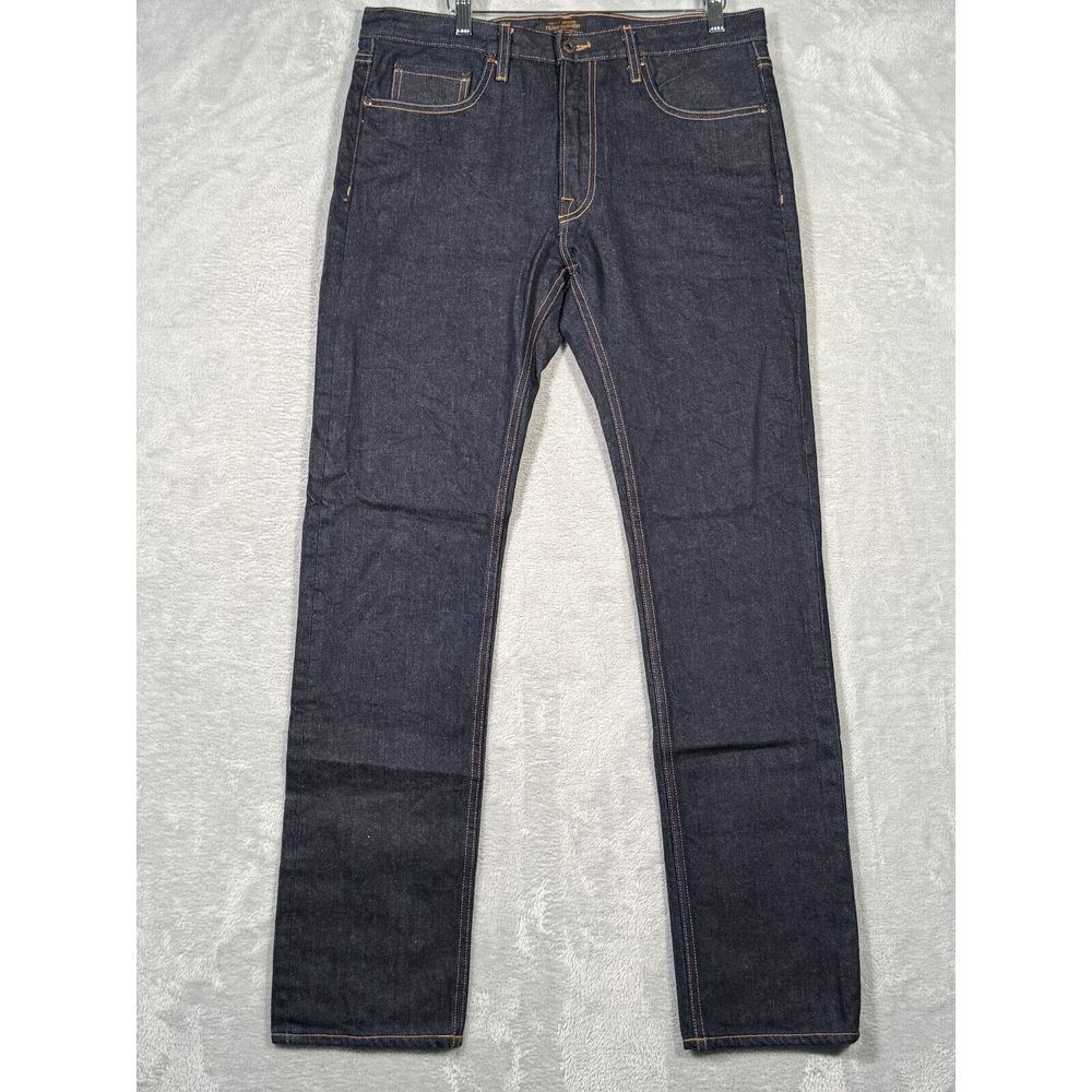 Filson Jeans Mens 34x34 Blue Denim Muleskinner Made In USA Raw Indigo*